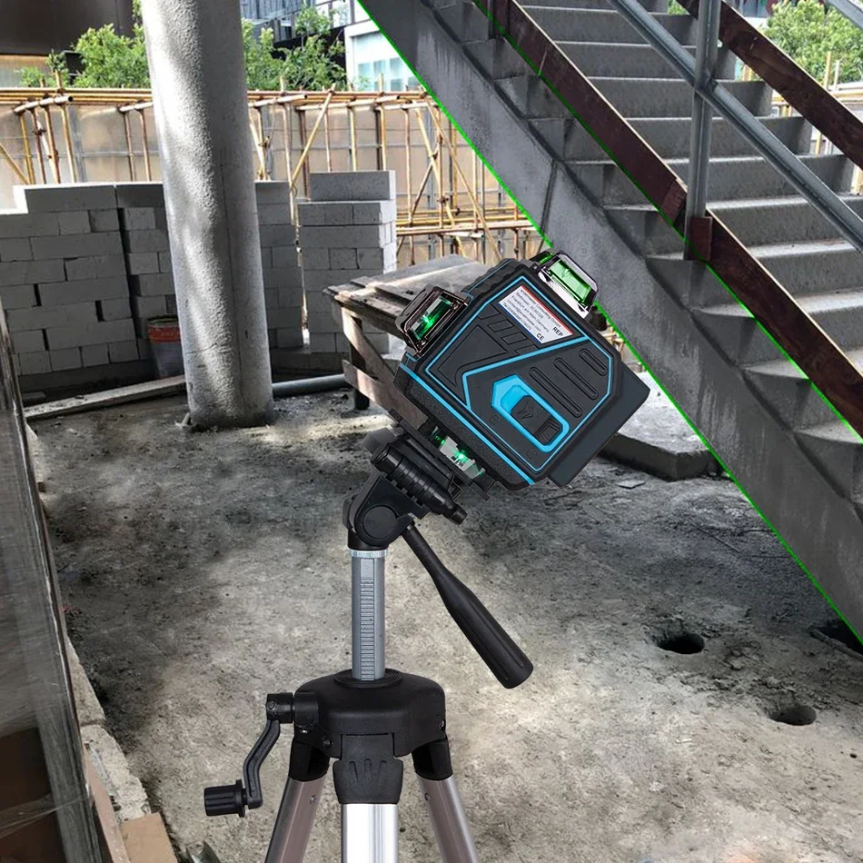 Niveau laser croisé 360° KaiTian à ligne verte professionnelle avec trépied et récepteur image 4