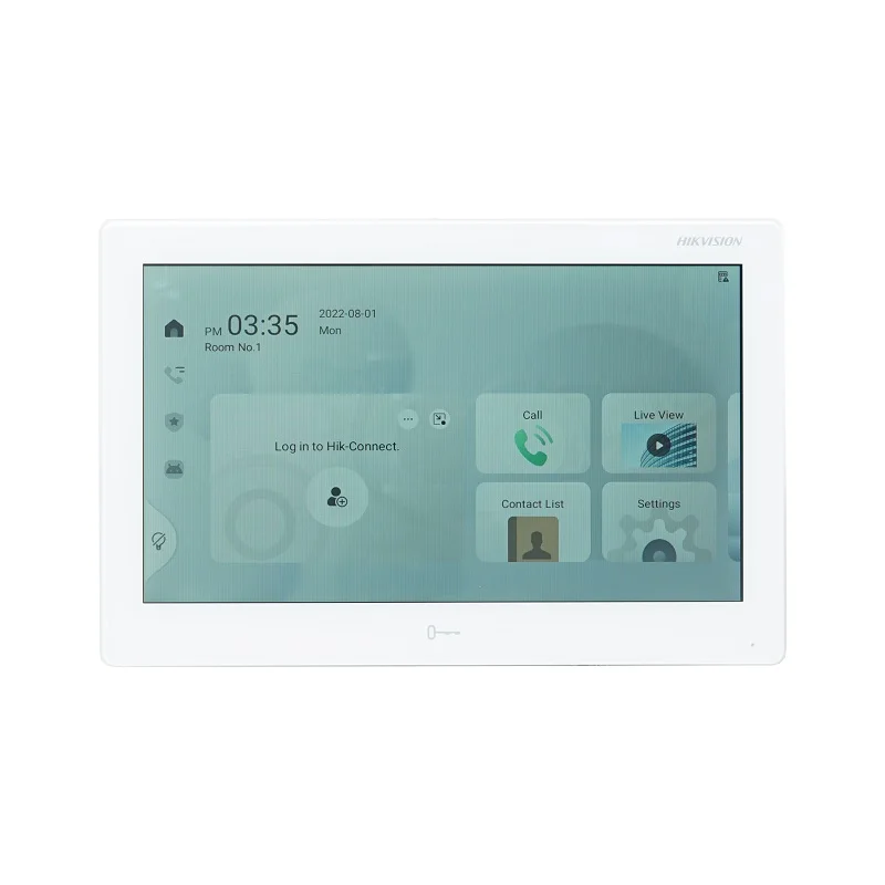 Moniteur intérieur Hikvision DS-KH9510-WTE1(B) 10 pouces tactile PoE WiFi image 3