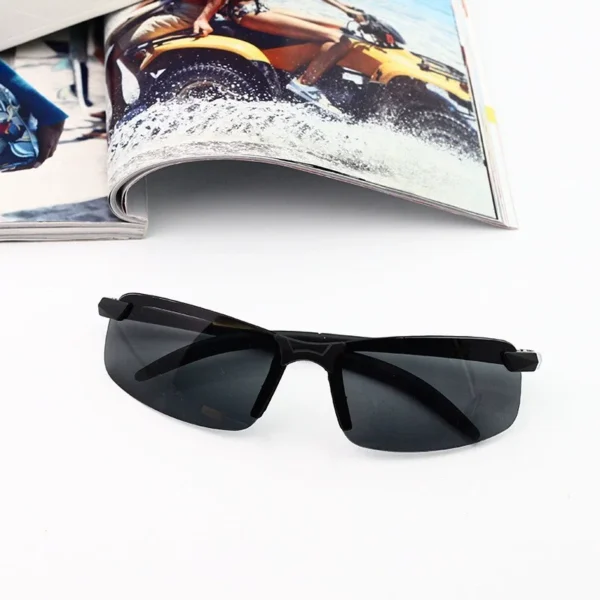 Lot de 2 Lunettes de Conduite Polarisées Anti-Éblouissement avec Protection UV400 et Vision Nocturne vue 2