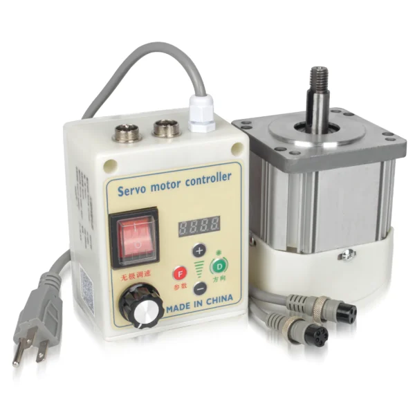 Kit de servomoteur sans balais avec arbre fileté et contrôleur 220V vue 2