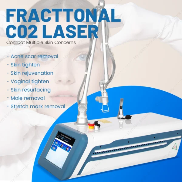 Appareil Laser Fractionnel CO2 Portable 4D pour Soins Esthétiques et Resurfaçage