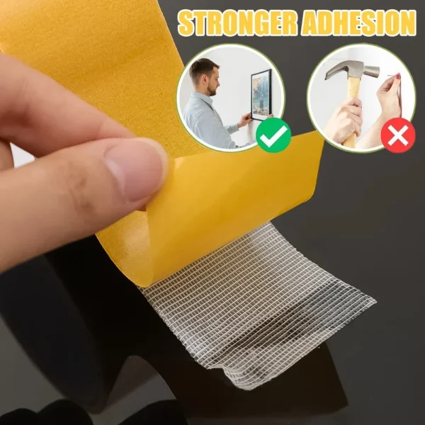 Ruban Adhésif Transparent Double Face en Tissu Haute Viscosité vue 2
