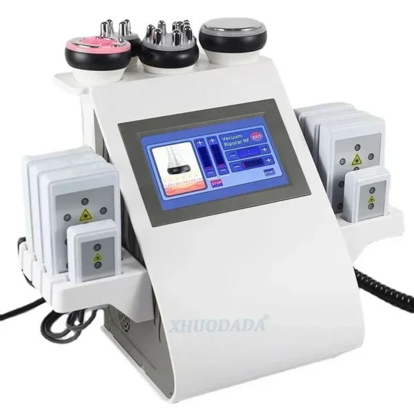 Machine amincissante ultrasonique 6 en 1 à cavitation 40K et radiofréquence vue 2