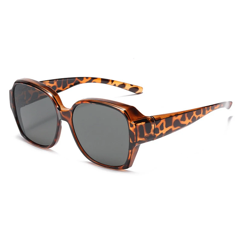 Lunettes de Soleil Polarisées Rondes Rétro pour Sur-Lunettes image 5
