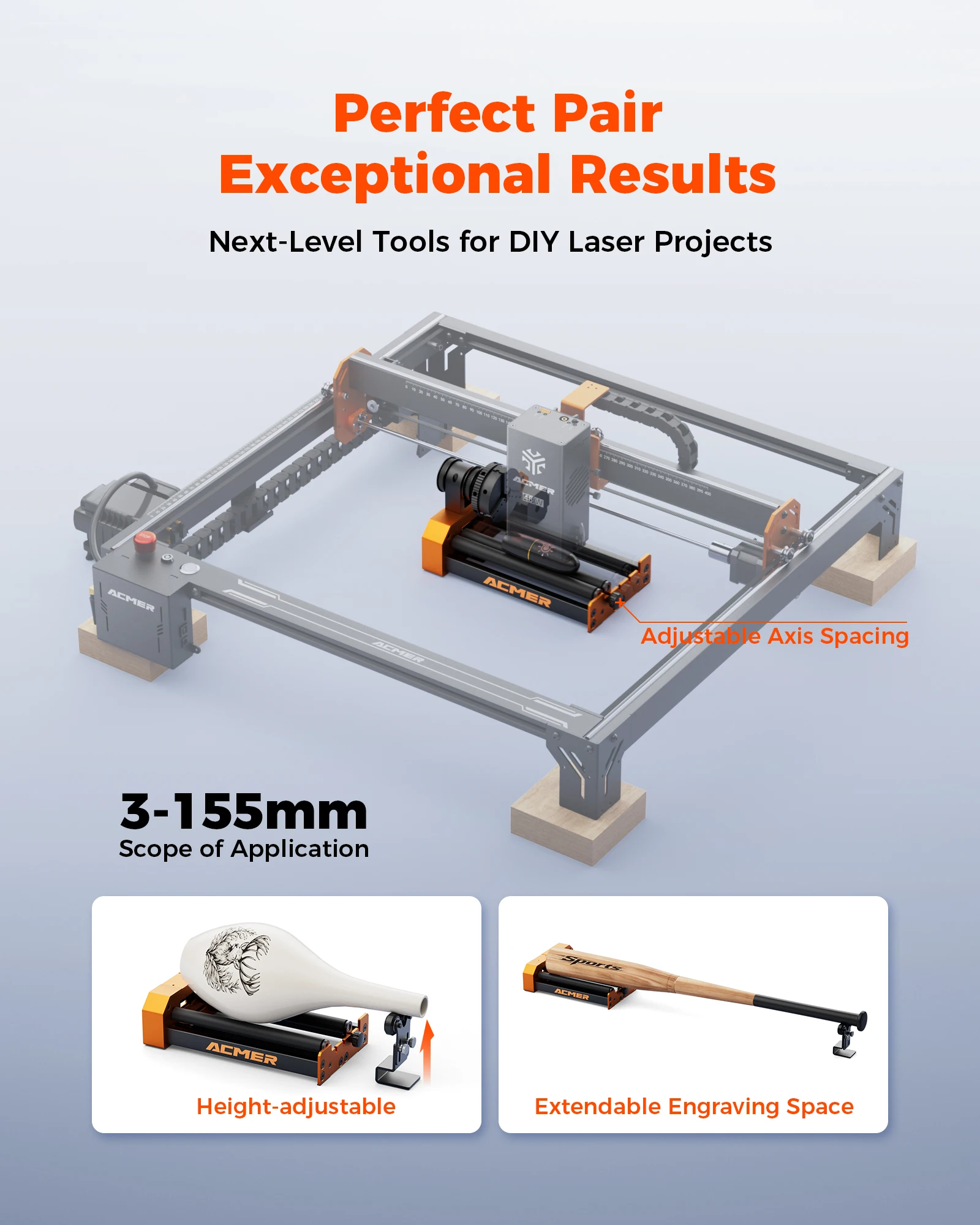 Module Rotatif ACMER M4 - 4ème Axe pour Gravure Laser de Précision image 5
