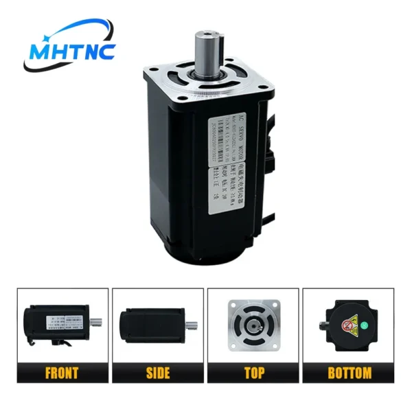Kit Moteur Servo AC 220V 80AST 1000W 3.8N avec Driver T3D-20A et Encodeur Magnétique vue 2