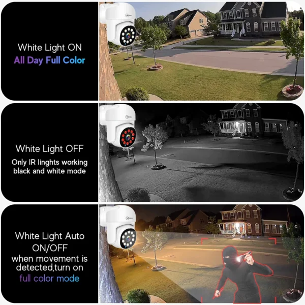 Système de Vidéosurveillance Complet Movols POE 4K 8MP/4MP PTZ avec NVR 8CH vue 2