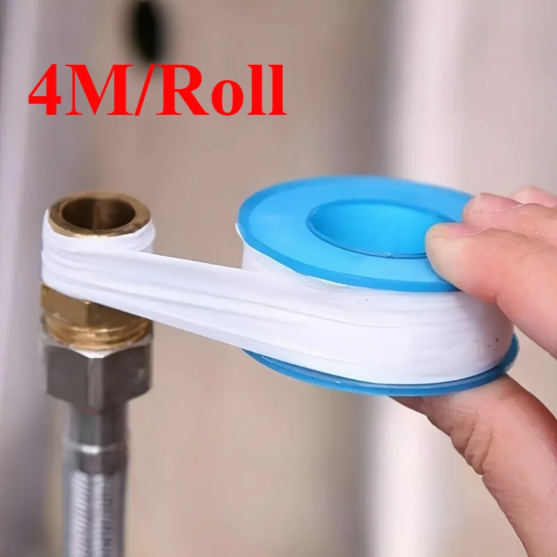 Ruban d'étanchéité en PTFE pour tuyaux et filetages 4M - Blanc