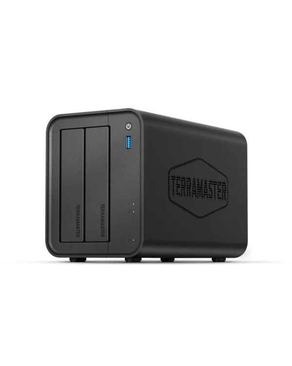 TERRAMASTER F2-425 Stockage NAS à 2 baies – Processeur Intel x86 Quad-Core et 4 Go de RAM