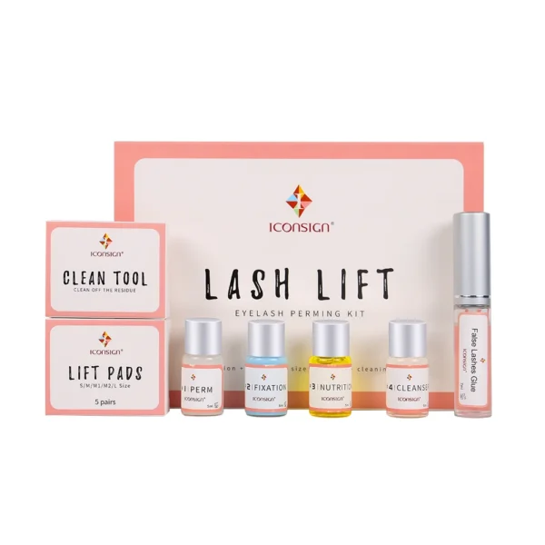 Kit de Rehaussement et Permanente des Cils ICONSIGN - Effet Courbé Longue Durée