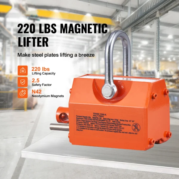 SucceBuy Élévateur Magnétique Permanent en Néodyme et Acier vue 2