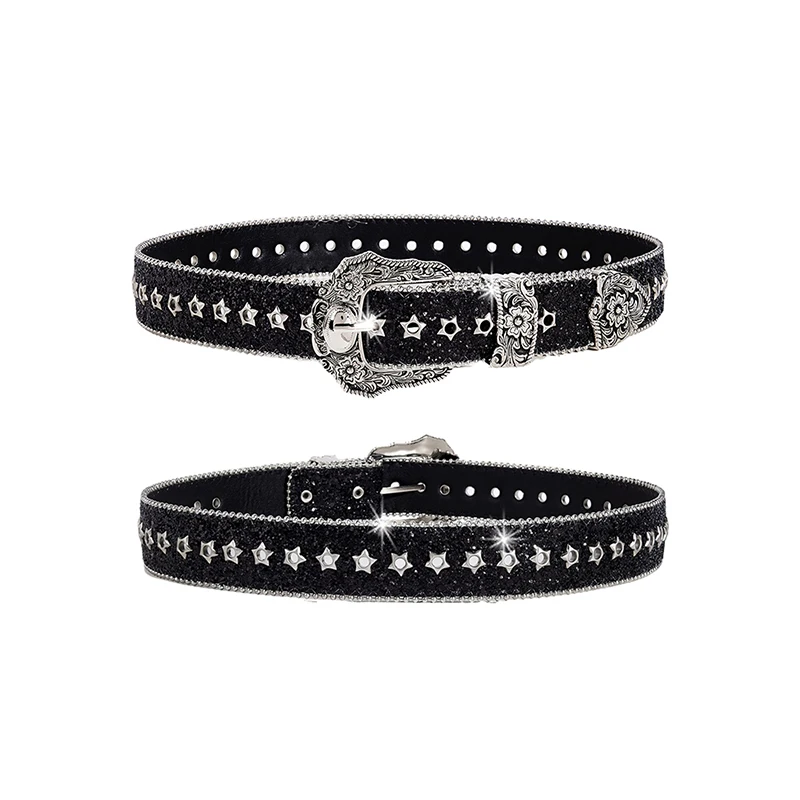 Ceinture Gothique en Strass pour Femme - Style Rétro Cowboy Y2K image 3
