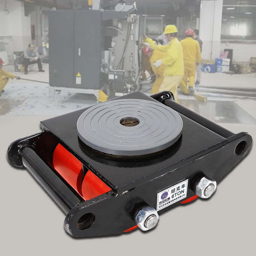 Déménageur de machines industrielles 6T avec capuchon rotatif à 360° image 6