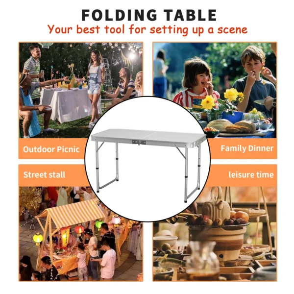 Table Pliante Polyvalente pour Camping, Pique-Nique et Jardin vue 2