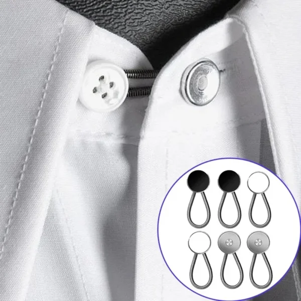 Boutons télescopiques d'extension de taille et de ceinture sans couture