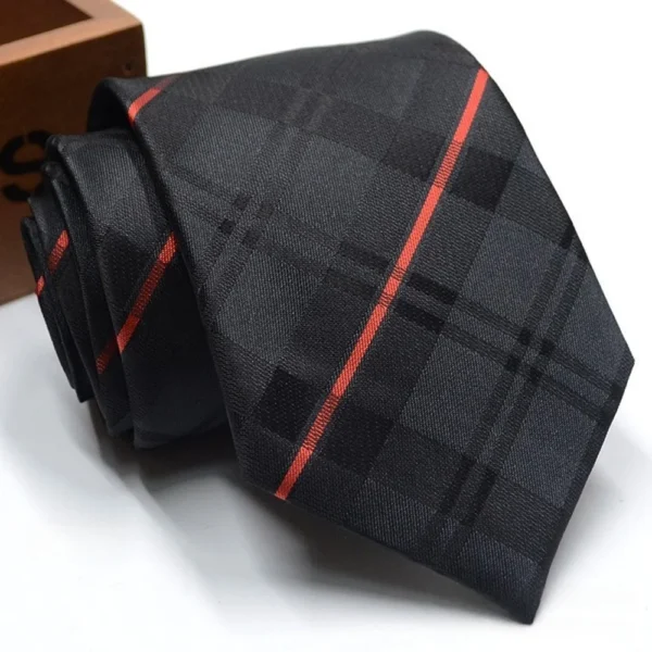 Cravate Classique à Rayures pour Homme - Style Formel Affaires et Mariages vue 2