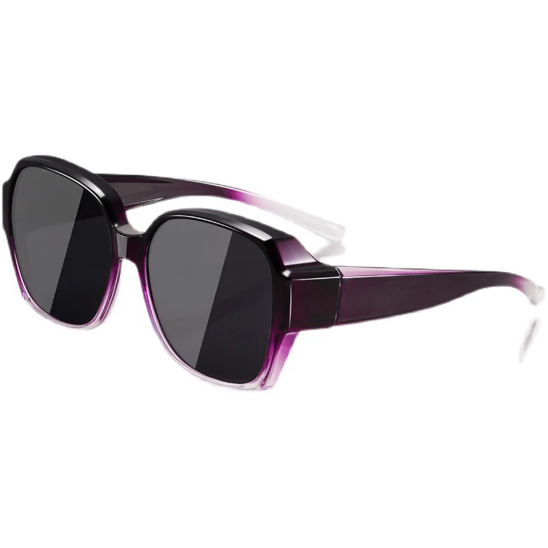 Lunettes de Soleil Polarisées Rondes Rétro pour Sur-Lunettes image 4