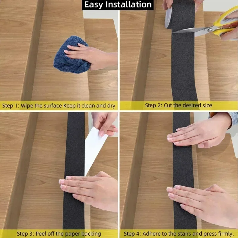 Bande adhésive antidérapante robuste 5 cm x 5 m pour sécuriser vos sols et escaliers vue 2