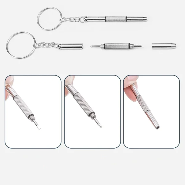 Kit de Tournevis de Précision Miniature - Ensemble de Réparation pour Lunettes et Montres vue 2