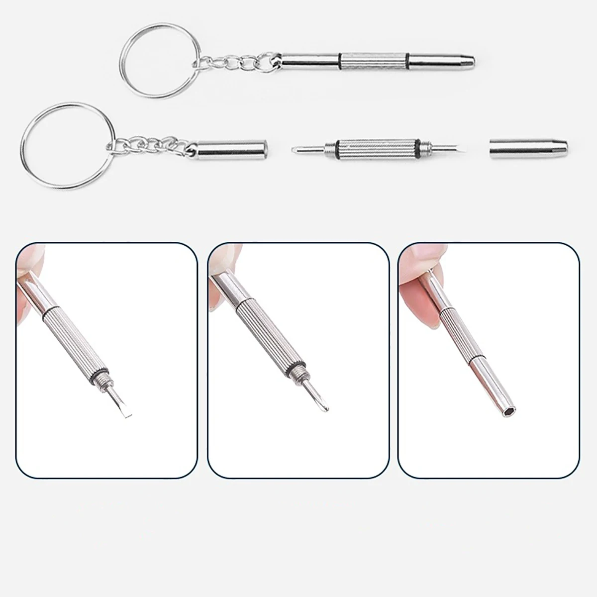 Kit de Tournevis de Précision Miniature - Ensemble de Réparation pour Lunettes et Montres vue 2
