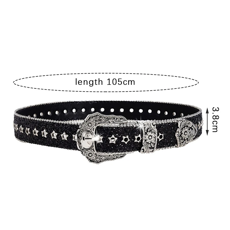 Ceinture Gothique en Strass pour Femme - Style Rétro Cowboy Y2K image 6