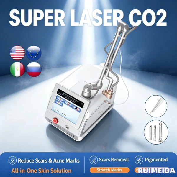 Machine Portable de Laser Fractionné CO2 pour Soins Esthétiques et Resserrement Vaginal Certifiée CE