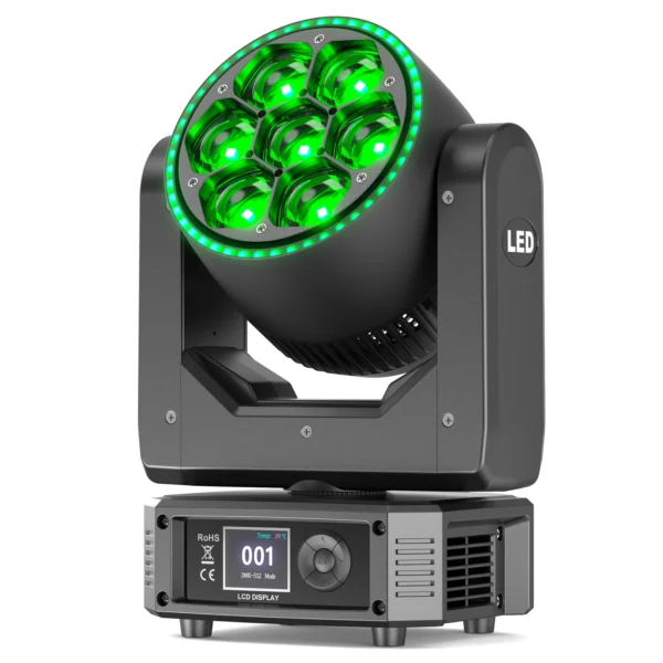Datewink 300W Faisceau Phares Mobiles Bande Lumineuse RGBW LED Éclairage Scène DMX
