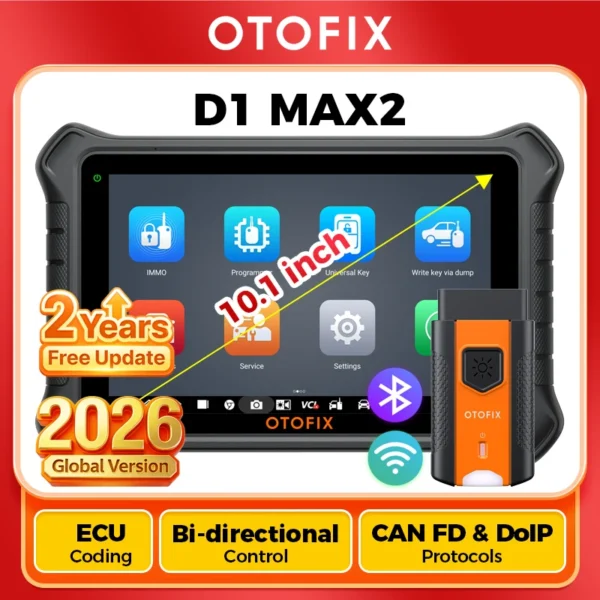 Scanner de Diagnostic Automobile Complet OTOFIX D1 MAX2 - 2 Ans de Mises à Jour et Fonctions Avancées vue 2