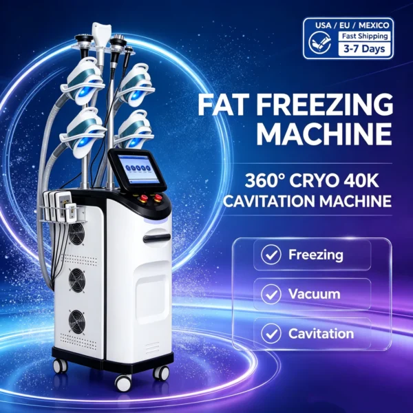 Appareil de Cryolipolyse 360° et Remodelage Corporel Multifonctionnel