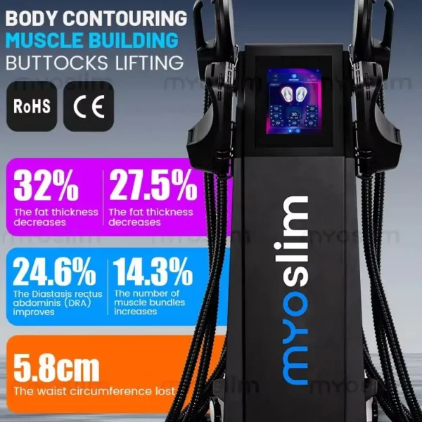 Appareil de Remodelage Corporel EMS 6500W et Musculation RF