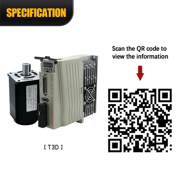Kit de Servomoteur HLTNC avec Driver et Encodeur Absolu 17 Bits pour Gravure CNC vue 2