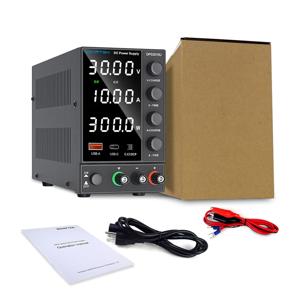 Alimentation électrique CC de laboratoire réglable avec affichage numérique et port USB image 6