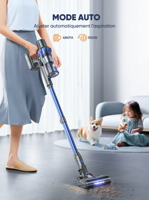 Aspirateur Sans Fil BUTURE 500W 48KPA Autonomie 55 Minutes vue 2