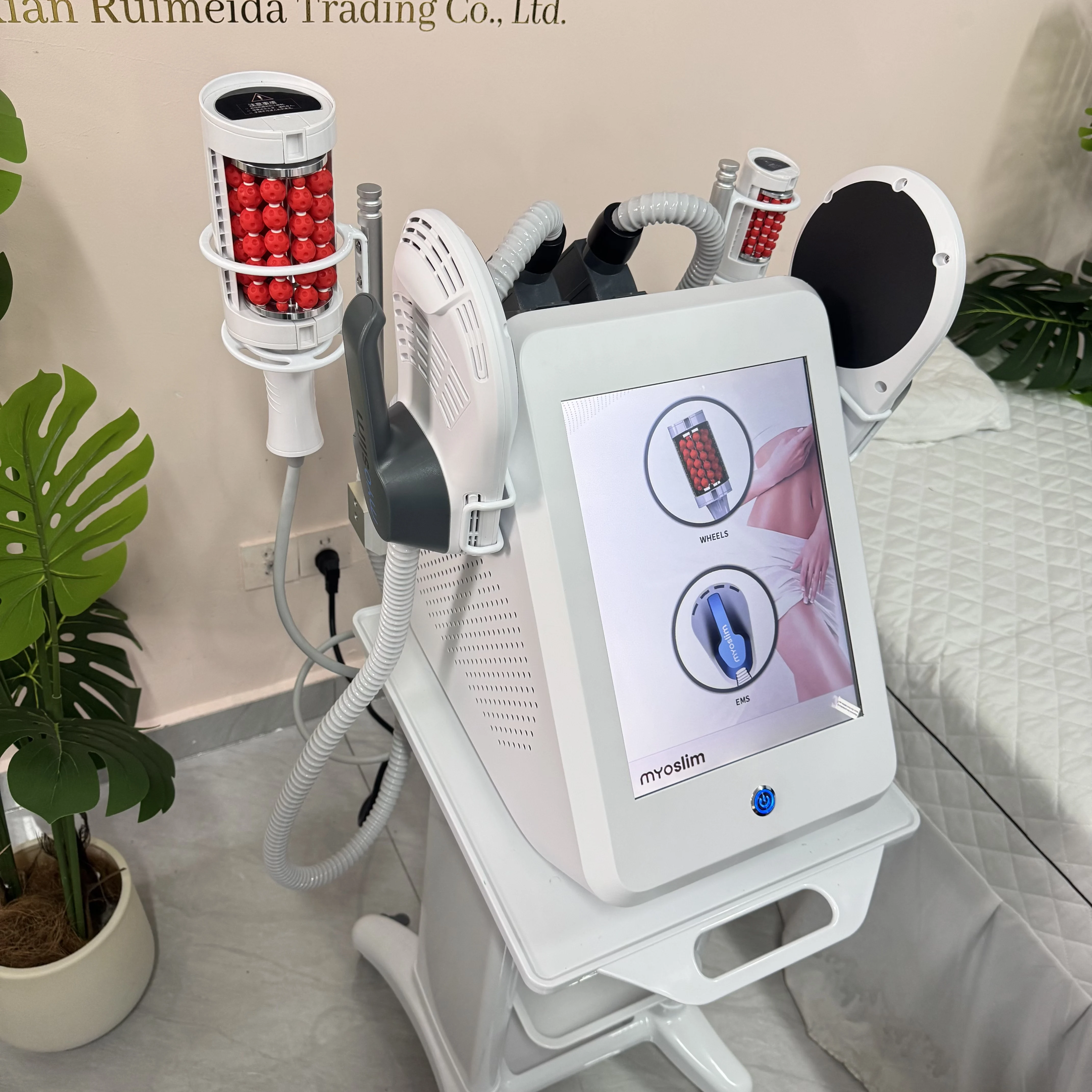 Appareil de modelage corporel Myoslim 6500W et stimulation EMS avec 4 poignées image 5