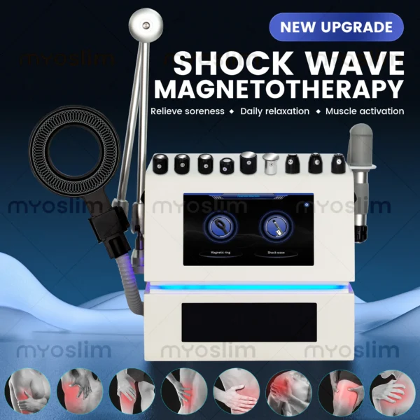 Appareil de Bien-Être Professionnel 2-en-1 MYOSLIM à Ondes Pulsées et Anneau Magnétique vue 2
