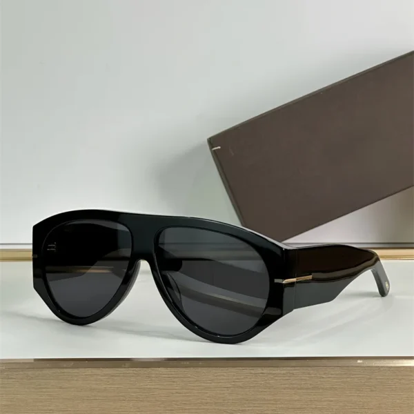 Lunettes de Soleil Pilote Surdimensionnées - Style Rétro Luxueux vue 2