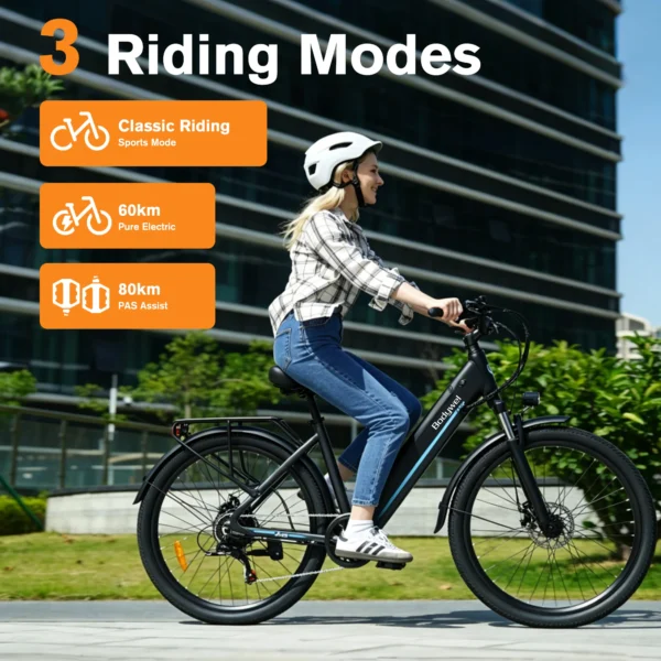 Vélo Électrique de Ville Bodywel A26 – Confort et Performance pour Adultes vue 2
