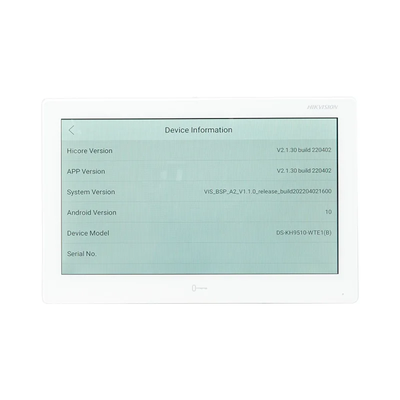 Moniteur intérieur Hikvision DS-KH9510-WTE1(B) 10 pouces tactile PoE WiFi image 4