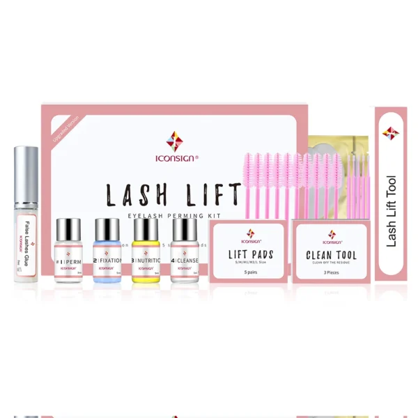 ICONSIGN Kit de Rehaussement de Cils Version Améliorée - Longue Tenue 6 à 8 Semaines