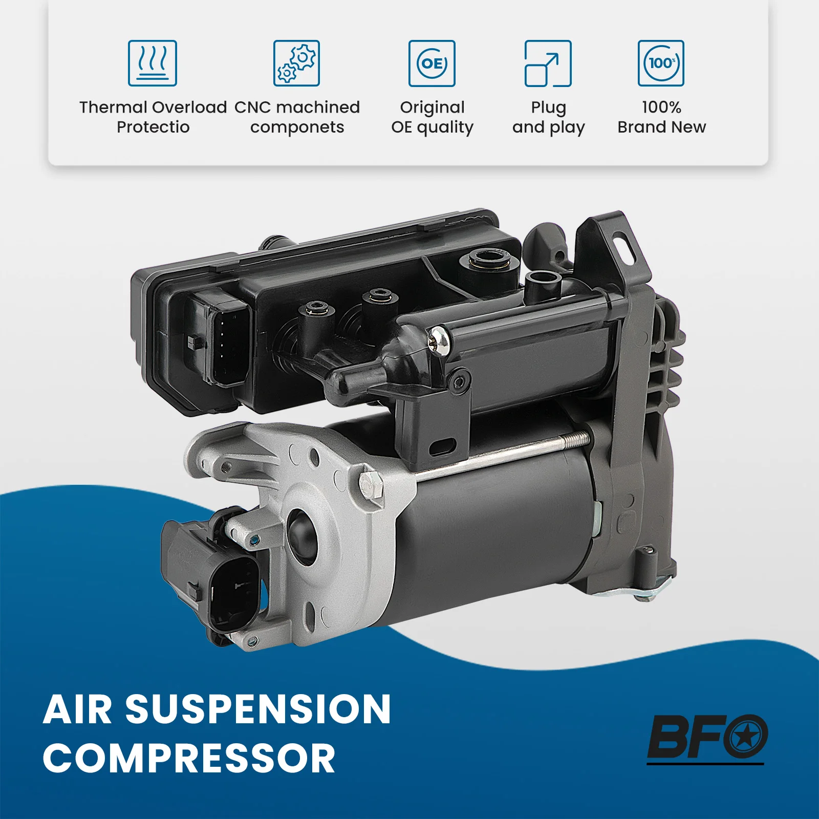 Pompe de Compresseur de Suspension Pneumatique pour Citroën C4 Grand Picasso I 2.0HDi