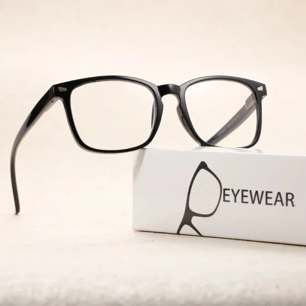 Lunettes géométriques élégantes à verres transparents pour le quotidien vue 2