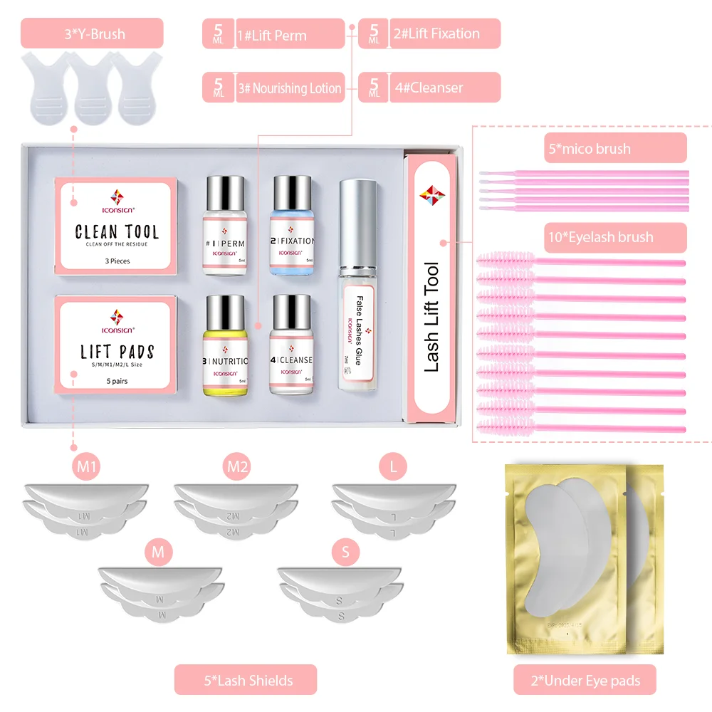 ICONSIGN Kit de Rehaussement de Cils Version Améliorée - Longue Tenue 6 à 8 Semaines image 3