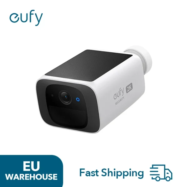 Caméra de Sécurité Solaire eufy Security S220 SoloCam - Résolution 2K et Alimentation Continue