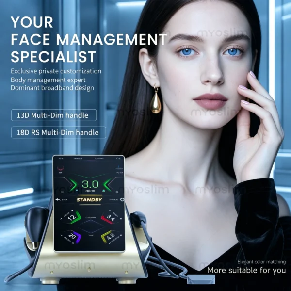 Machine de Beauté Multifonctionnelle 22D MAX HIFU pour Visage et Corps