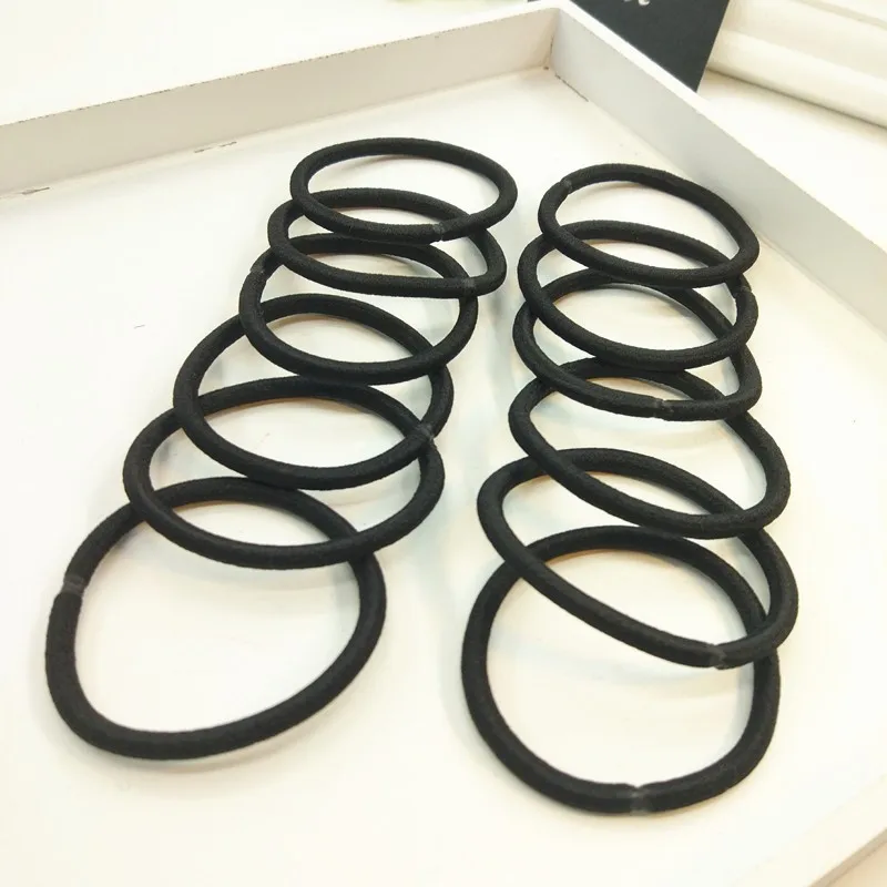 Lot d'élastiques à cheveux souples de 4 mm - Accessoire coiffure polyvalent image 5