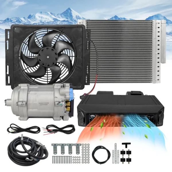 Climatiseur électrique Treeligo 12V pour véhicules, tracteurs et camions
