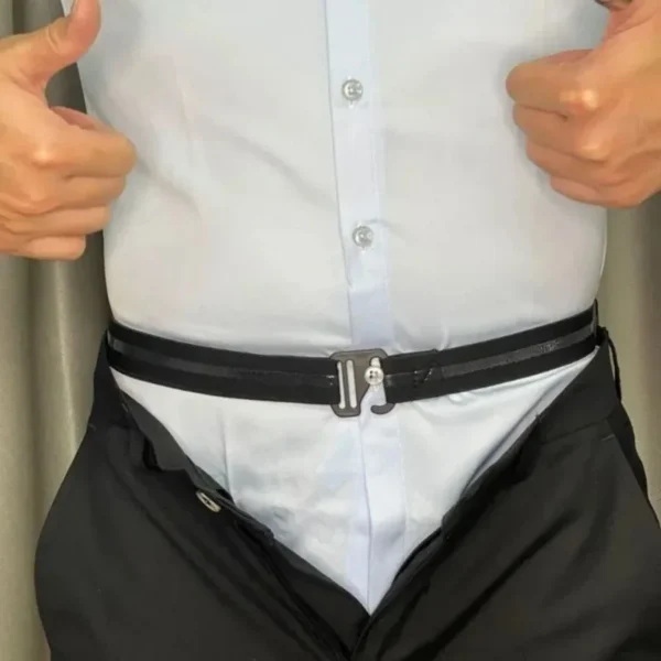 Ceinture de maintien pour chemise élastique et discrète