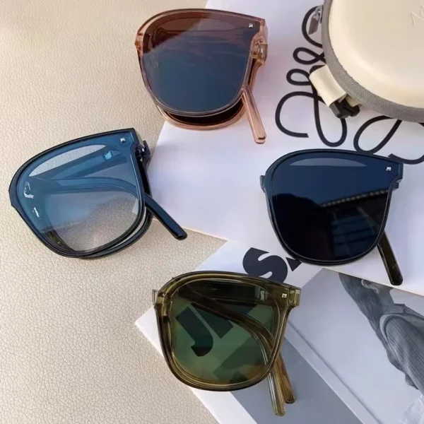 Lunettes de soleil pliables et ultra-légères pour hommes et femmes vue 2