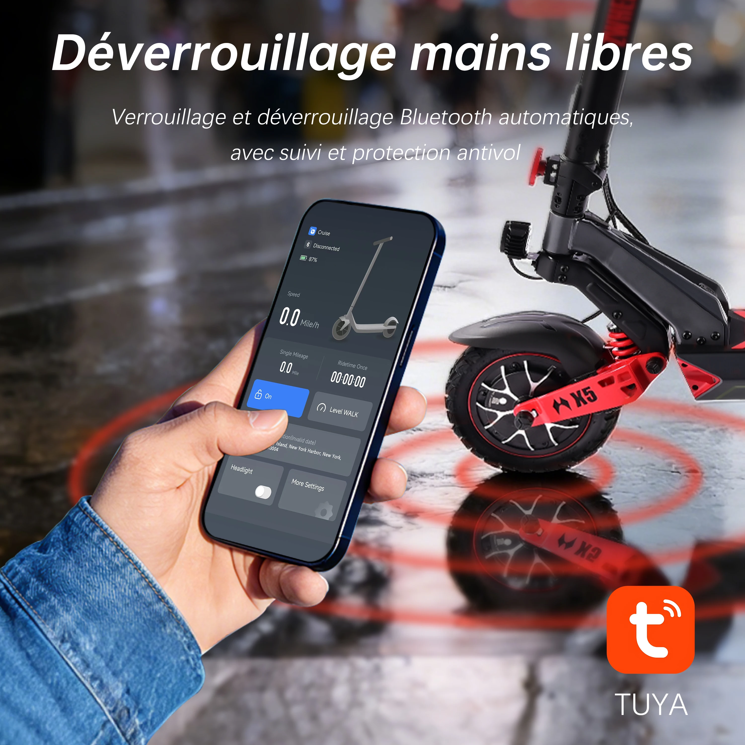 Trottinette Électrique Adulte ZWHEEL D3 X5 - Double Moteur 2400W & Autonomie 80 km image 6