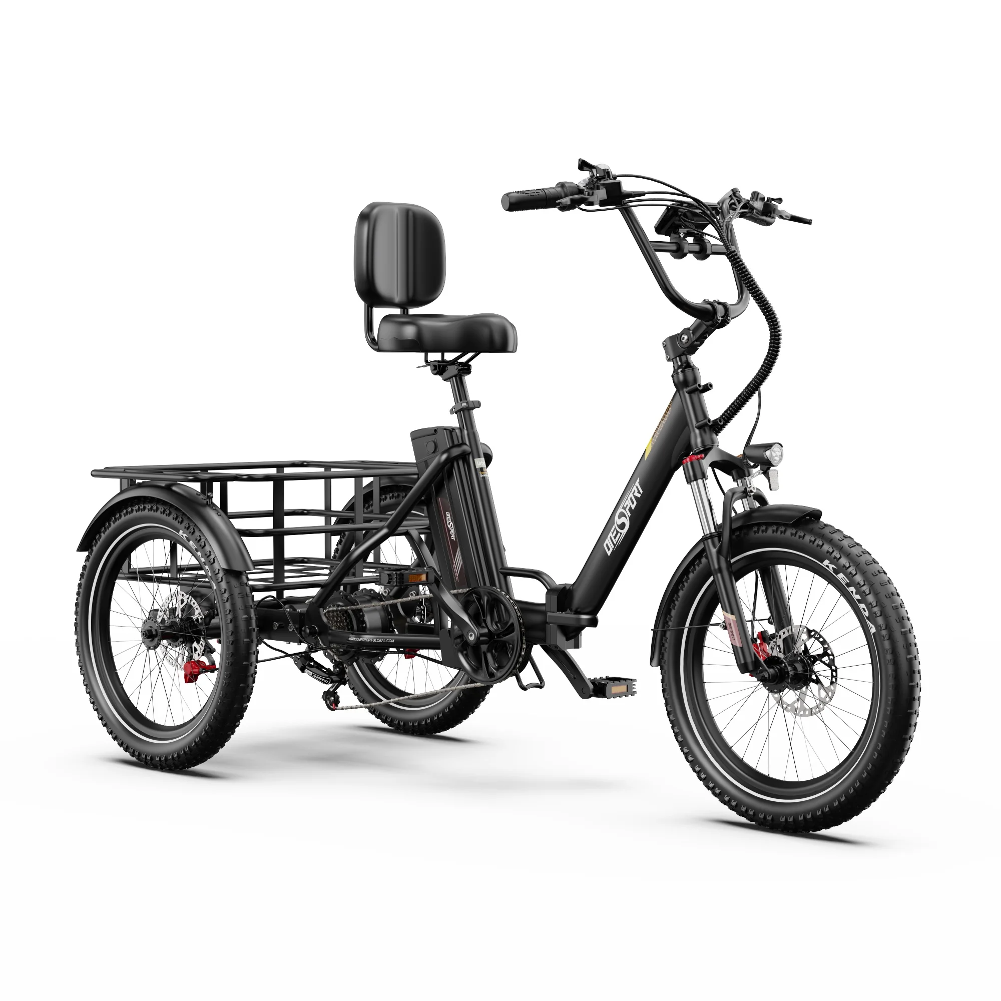 Tricycle Cargo Électrique Onesport OT30 Pro - Autonomie et Puissance image 5
